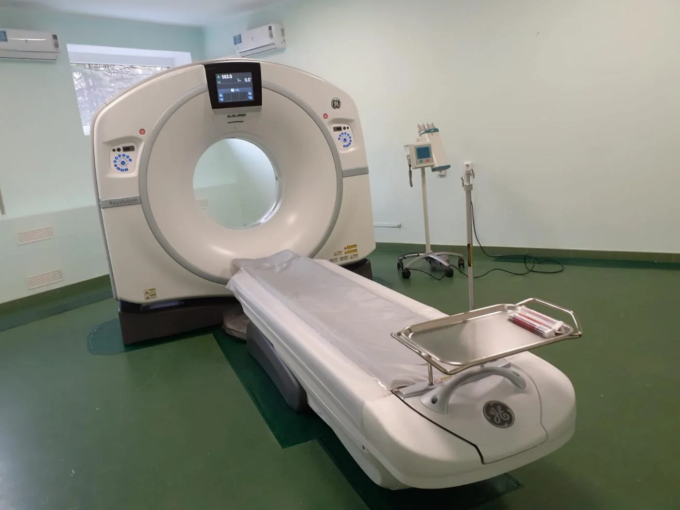 В Зеленоградской больнице проводится капитальный ремонт помещения для установки компьютерного томографа