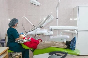 В стоматологическом отделение Гурьевской ЦРБ завершен монтаж современной стоматологической установки