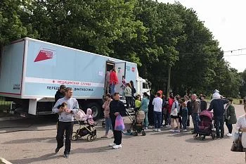 На праздник здоровья в поселке Донское под Светлогорском пришло рекордное число жителей – более пятисот
